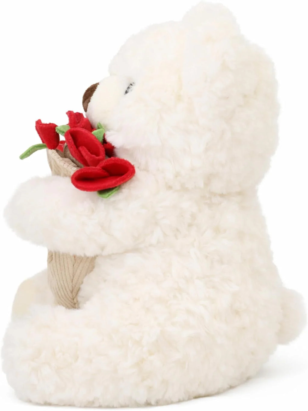 Stuffed Teddy Bouquet Bear | White