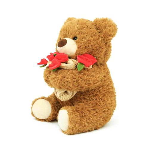 Stuffed Teddy Bouquet Bear | Brown