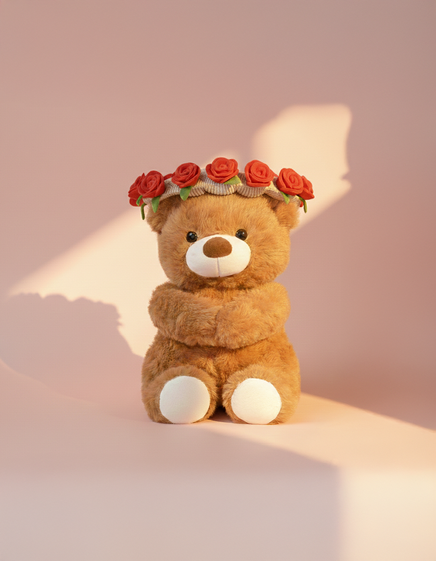 Stuffed Teddy Bouquet Bear | Brown